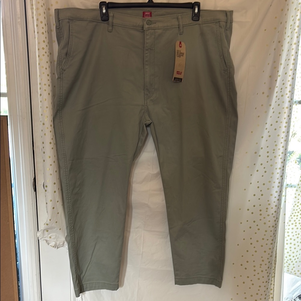Levi's Green Chinos Classic Cotton Blend